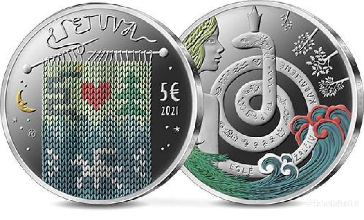 Lb proginės sidabrinės monetos - nuotraukos Nr. 10