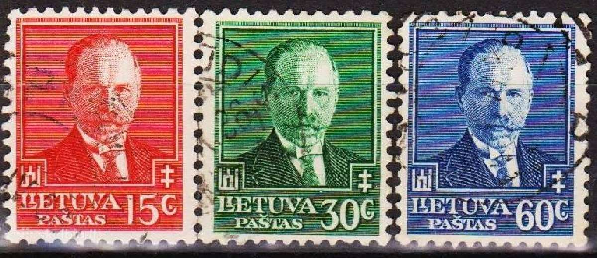 Lietuva 1934 m. Smetona, antspauduoti