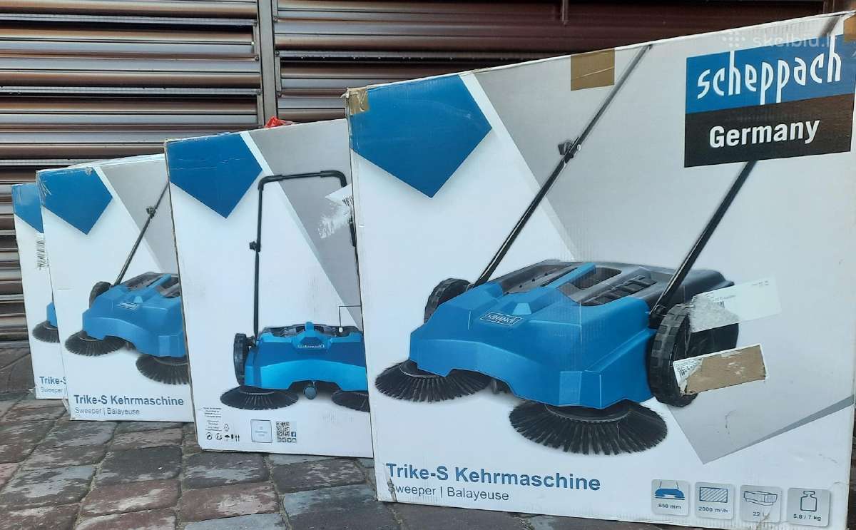 Mechaninė nauja kiemo šluota „trike-s“ - nuotraukos Nr. 4
