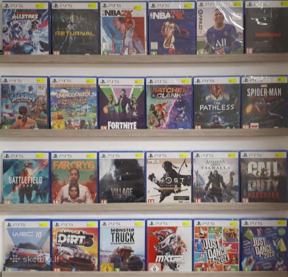 Sony Playstation 5 žaidimų parduotuvė - nuotraukos Nr. 2
