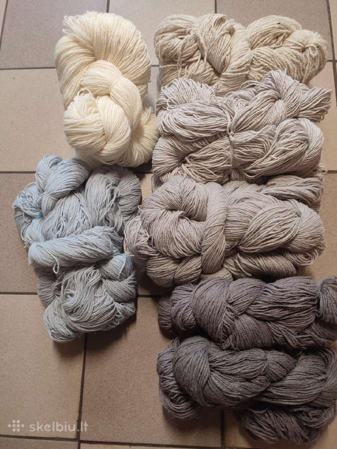 Alpakos vilnos siūlai, kojinės, pirštinės, riešinė - nuotraukos Nr. 19