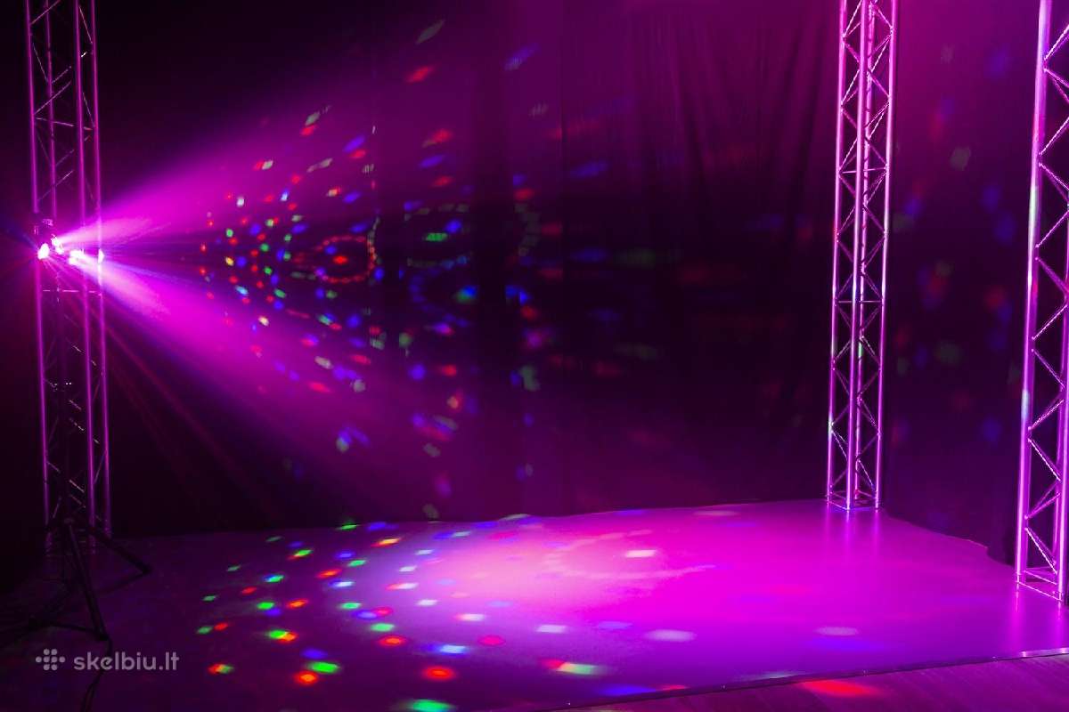 Partybar1 rinkinys su stovu 2x LED Par ir 2x Jelly - nuotraukos Nr. 8