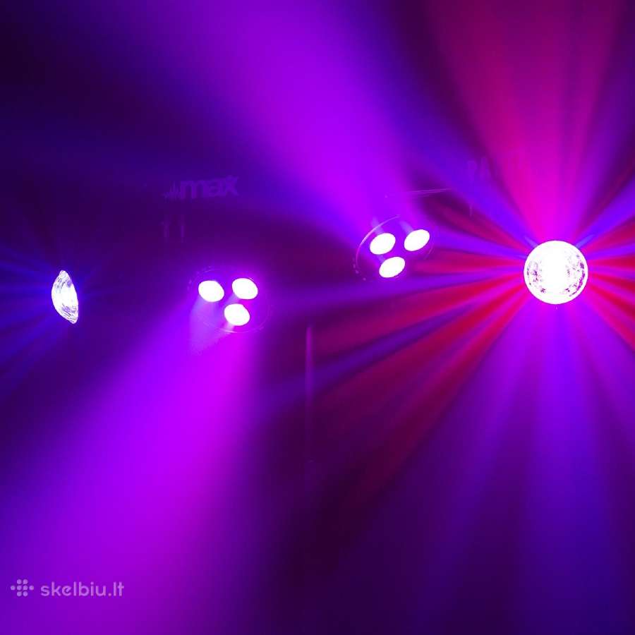 Partybar1 rinkinys su stovu 2x LED Par ir 2x Jelly - nuotraukos Nr. 9
