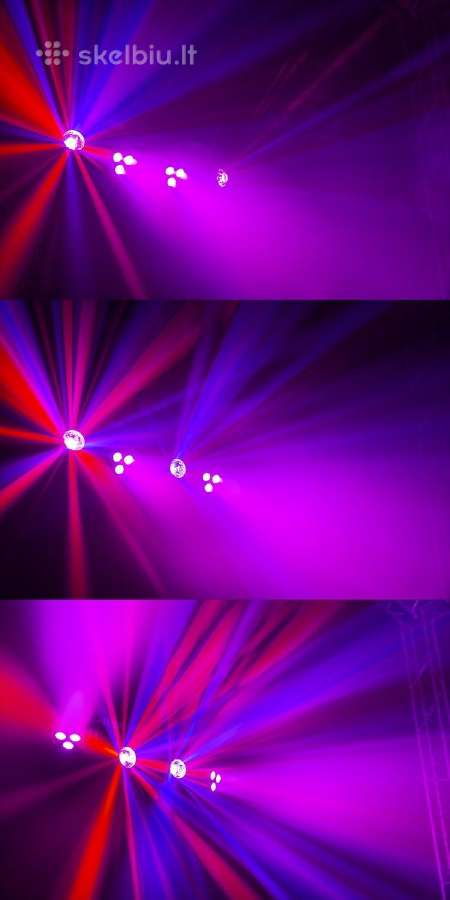 Partybar1 rinkinys su stovu 2x LED Par ir 2x Jelly - nuotraukos Nr. 10