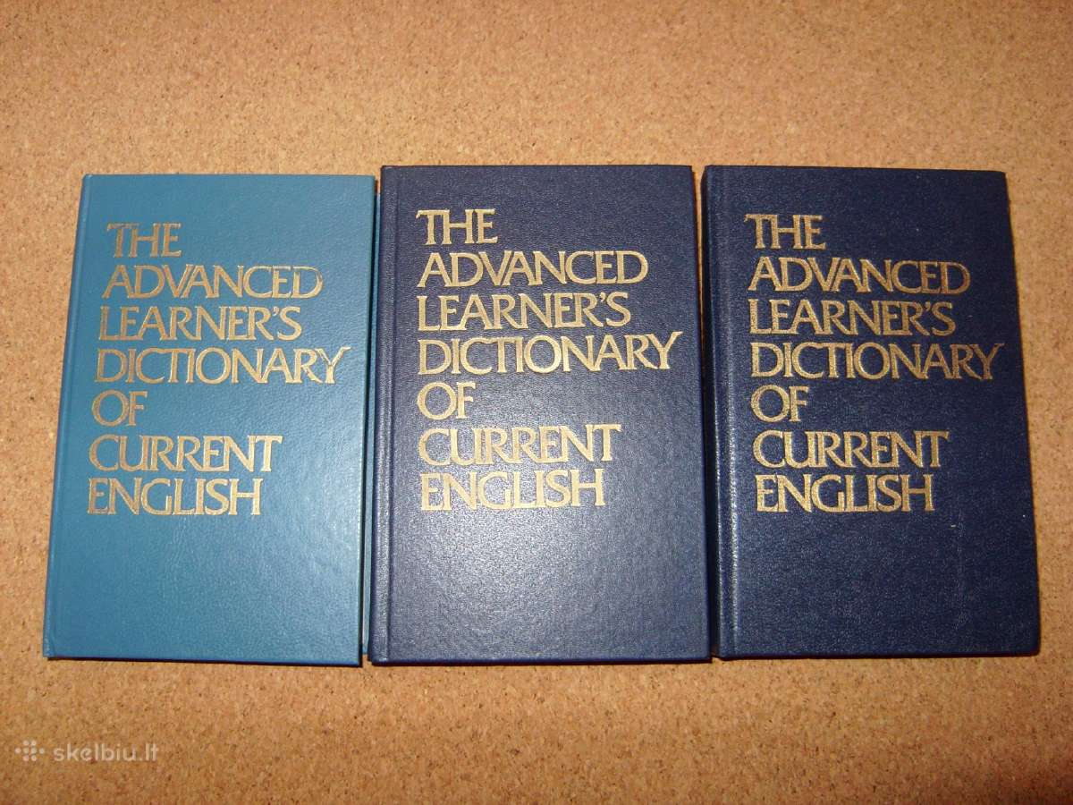 The advanced learners dictionary of current englis