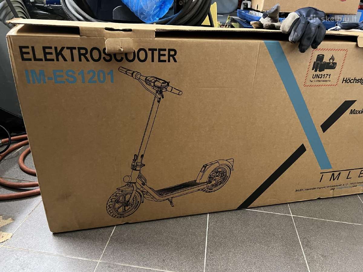 Elektrinis paspirtukas.ratai 12 colių - nuotraukos Nr. 7