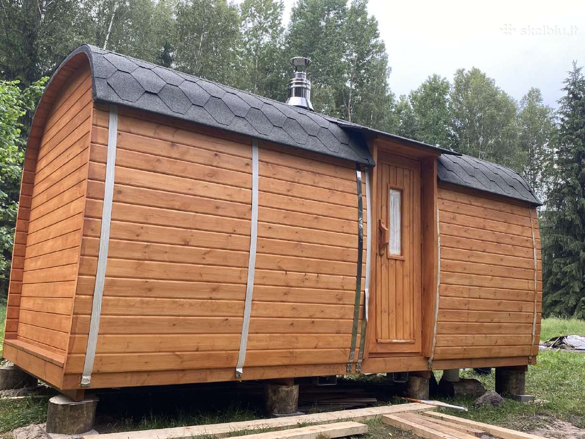 Lauko pirtis - sauna su priešpirčiu 4,8m - nuotraukos Nr. 9