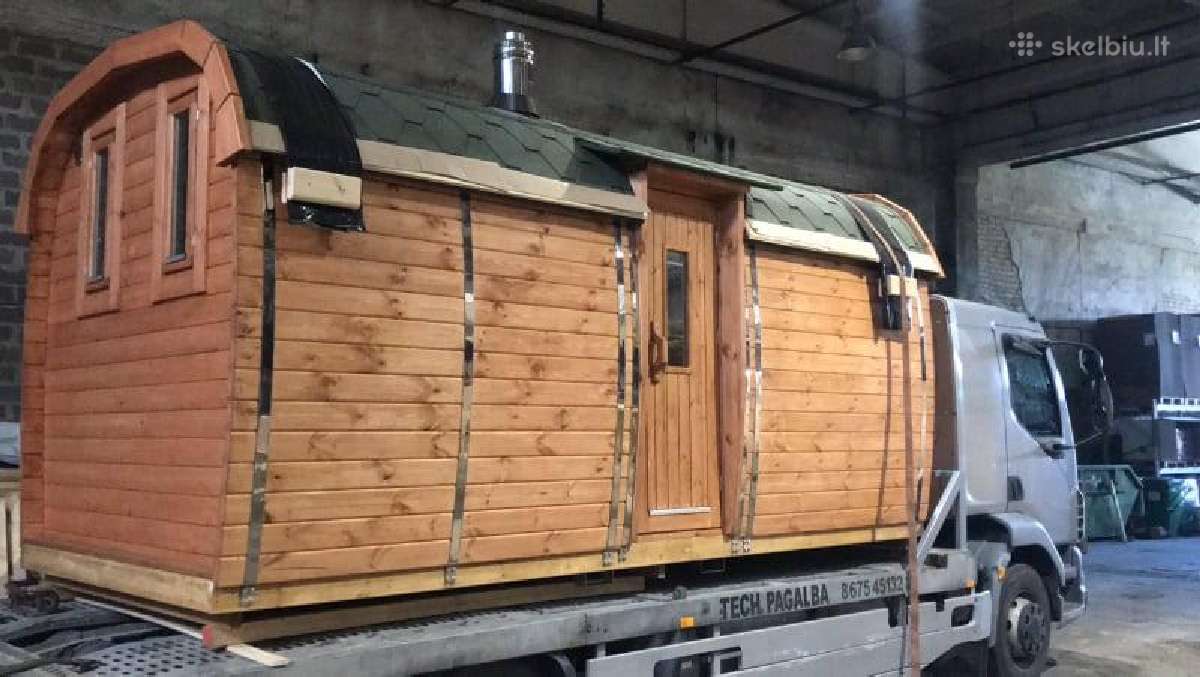 Lauko pirtis - sauna su priešpirčiu 4,8m - nuotraukos Nr. 10