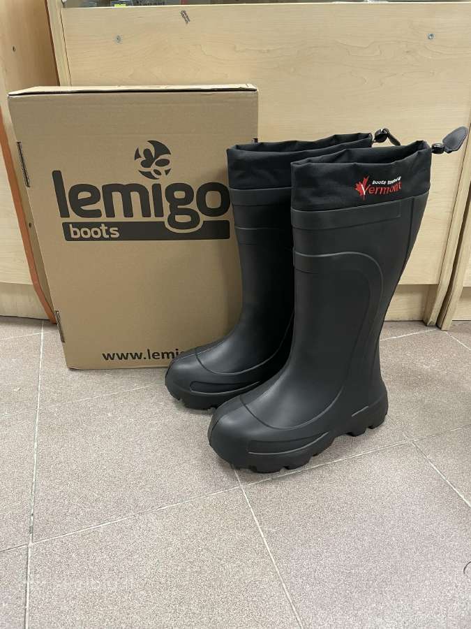 thumbnail interactive-video image 1 of Lemigo Vermont 877 Extreme Winter Fishing Boots -70°C (Black, Knee-High, Unisex) 1 of 4