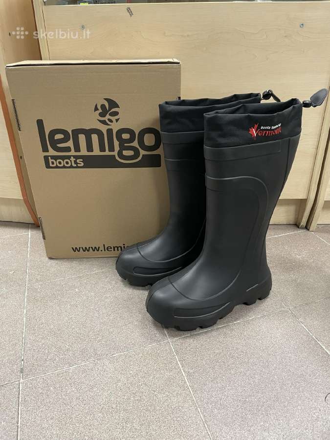 Lemigo Vermont 877 Extreme Winter Fishing Boots -70°C (Black, Knee-High, Unisex)