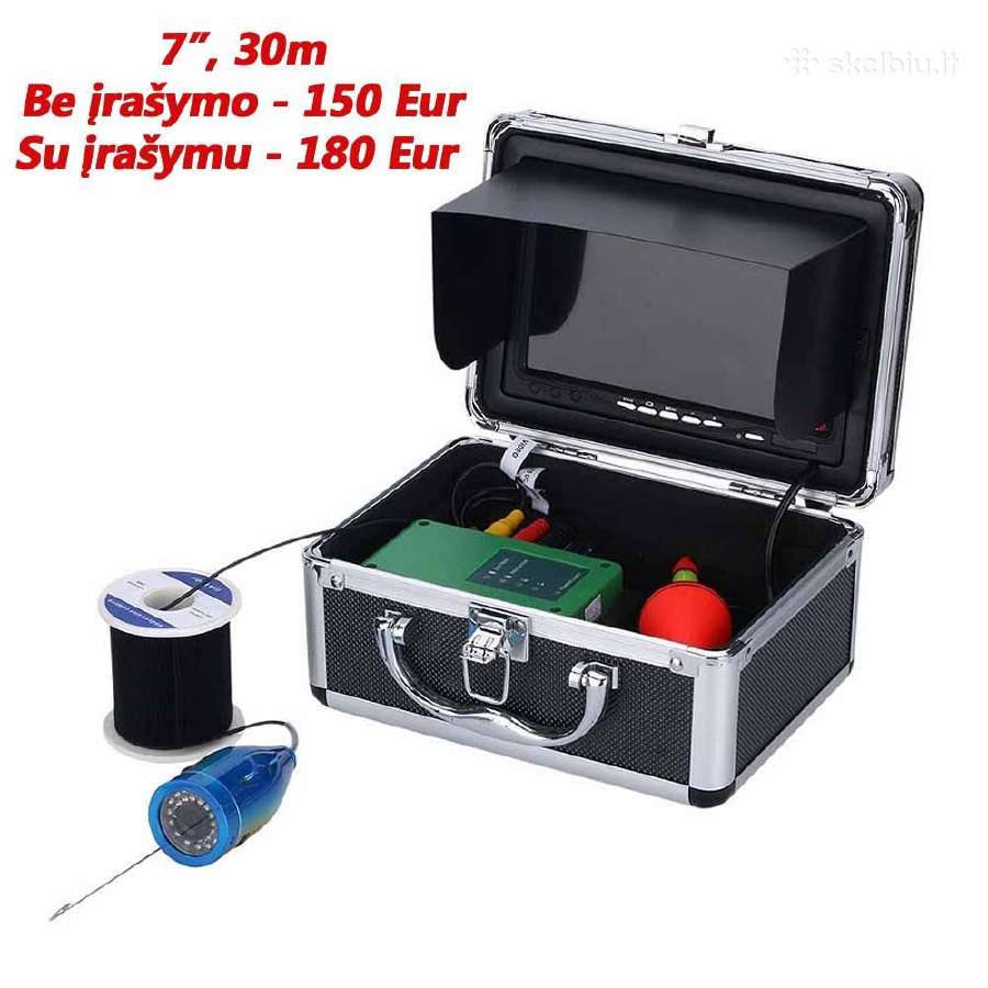 Povandenines kameros zvejybai 20 - 30m, 4,3" - 9" - nuotraukos Nr. 2