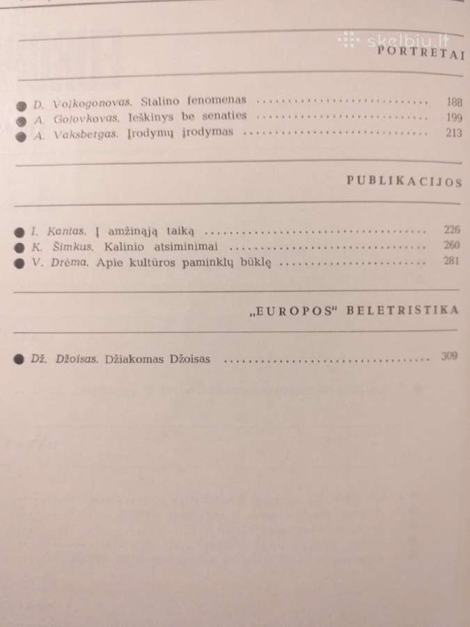 Almanachas "Europa " (1988) - nuotraukos Nr. 3