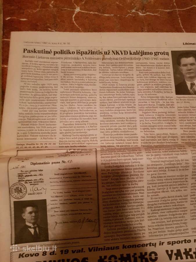 1997 metų laikraščiai, tinka kaip dovana - nuotraukos Nr. 6