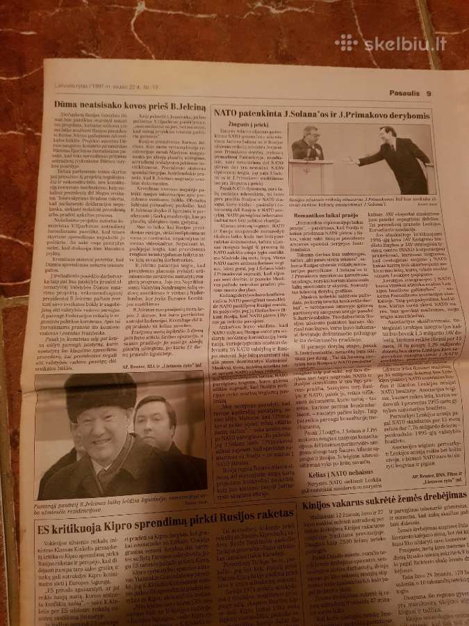 1997 metų laikraščiai, tinka kaip dovana - nuotraukos Nr. 8