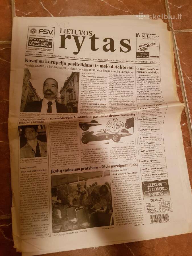 1997 metų laikraščiai, tinka kaip dovana - nuotraukos Nr. 13