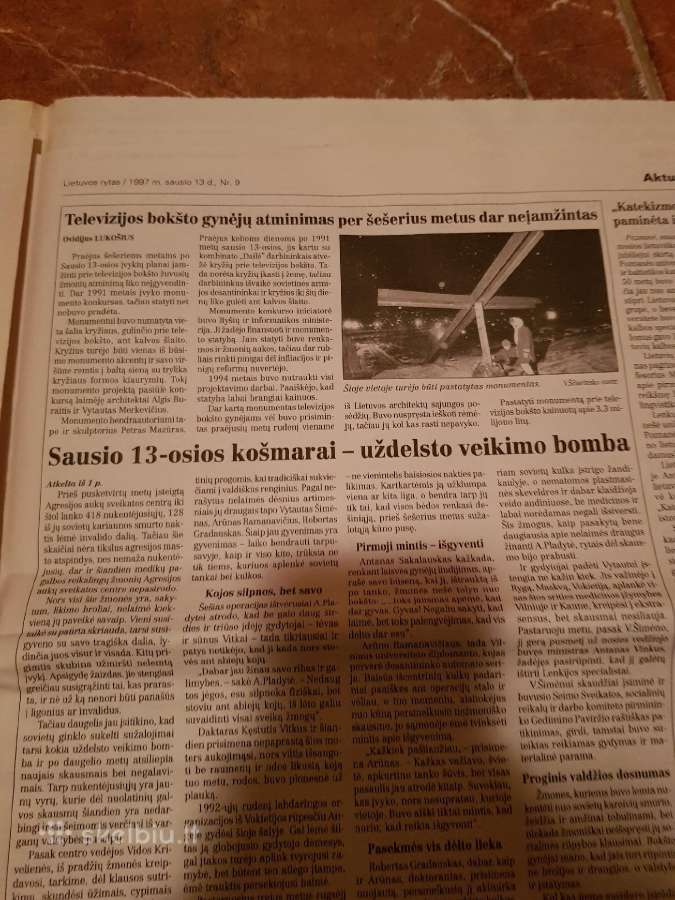 1997 metų laikraščiai