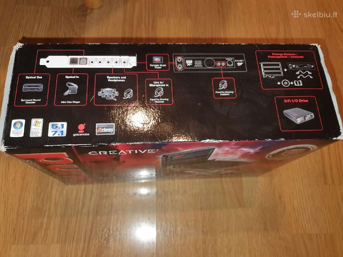 Soundblaster fatal1ty x-fi - nuotraukos Nr. 2