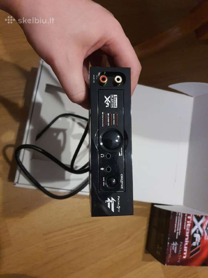 Soundblaster fatal1ty x-fi - nuotraukos Nr. 3