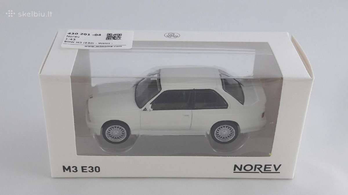 1/43 modeliukai Bmw M3 E30 - nuotraukos Nr. 21