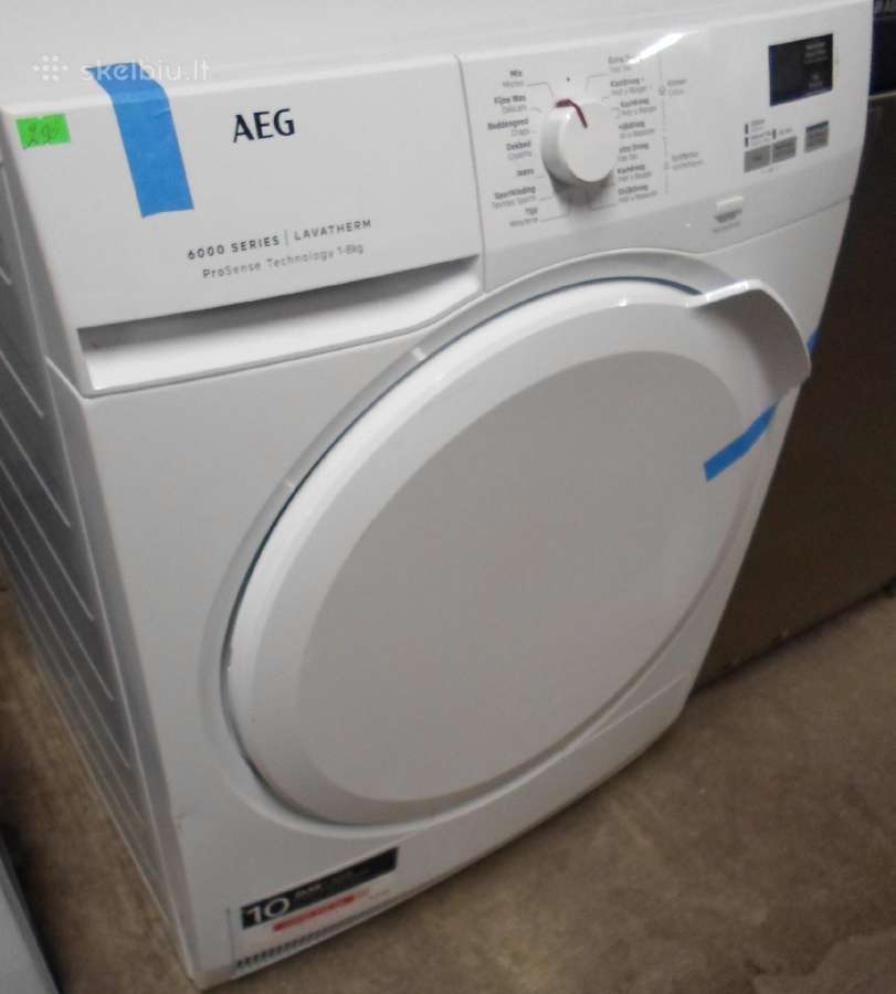 Dziovykle Aeg 8kg. - nuotraukos Nr. 3