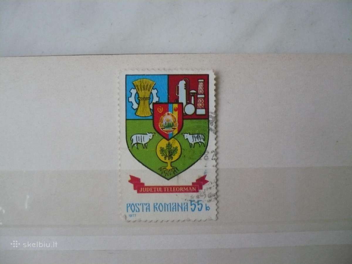 1977 m. Rumunijos apskričių herbas