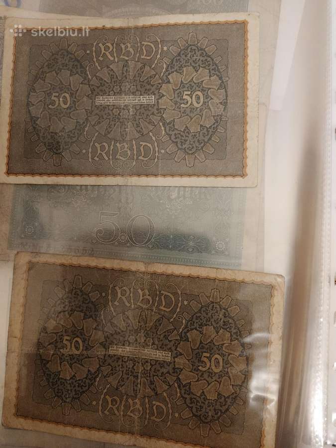 Vokietijos senos markes. Įvairaus nominalo. 13vnt - nuotraukos Nr. 12