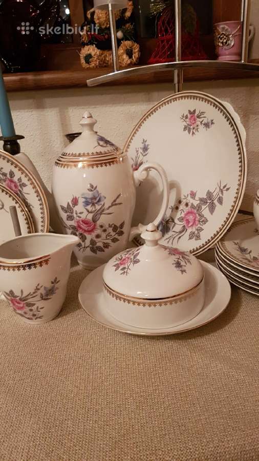 Prabangus porceleno servyzas