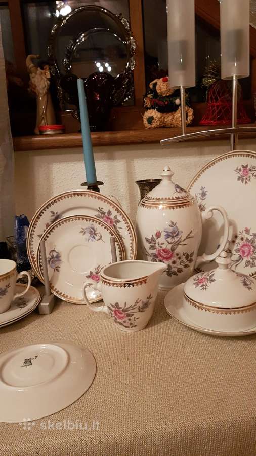 Prabangus porceleno pusryčių servyzas - nuotraukos Nr. 2
