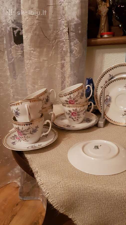 Prabangus porceleno pusryčių servyzas - nuotraukos Nr. 6