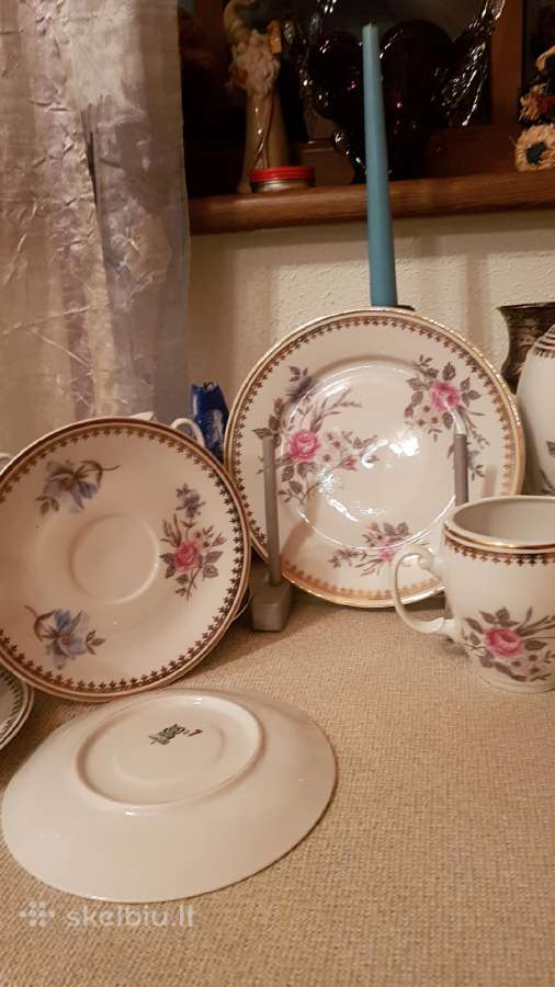 Prabangus porceleno pusryčių servyzas - nuotraukos Nr. 7