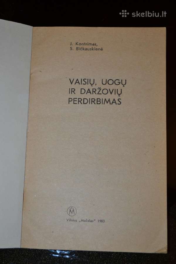 Leidinys Vaisių, uogų ir daržovių perdirbimas - nuotraukos Nr. 2