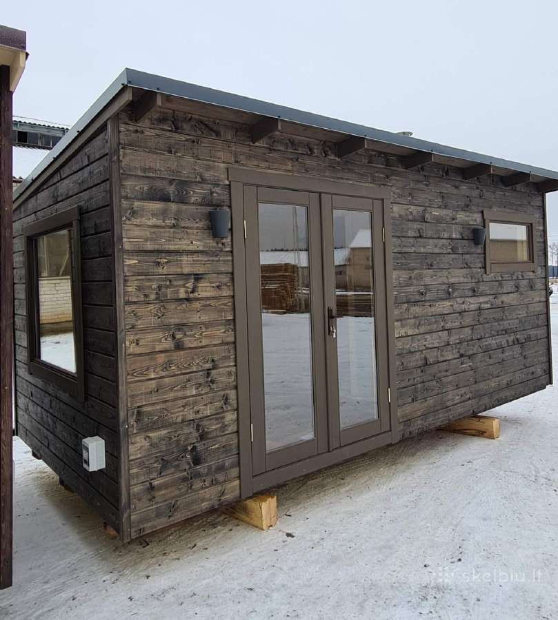 Gaminame įvairių dydžių karkasines pirtis, 4x2,4m - nuotraukos Nr. 5