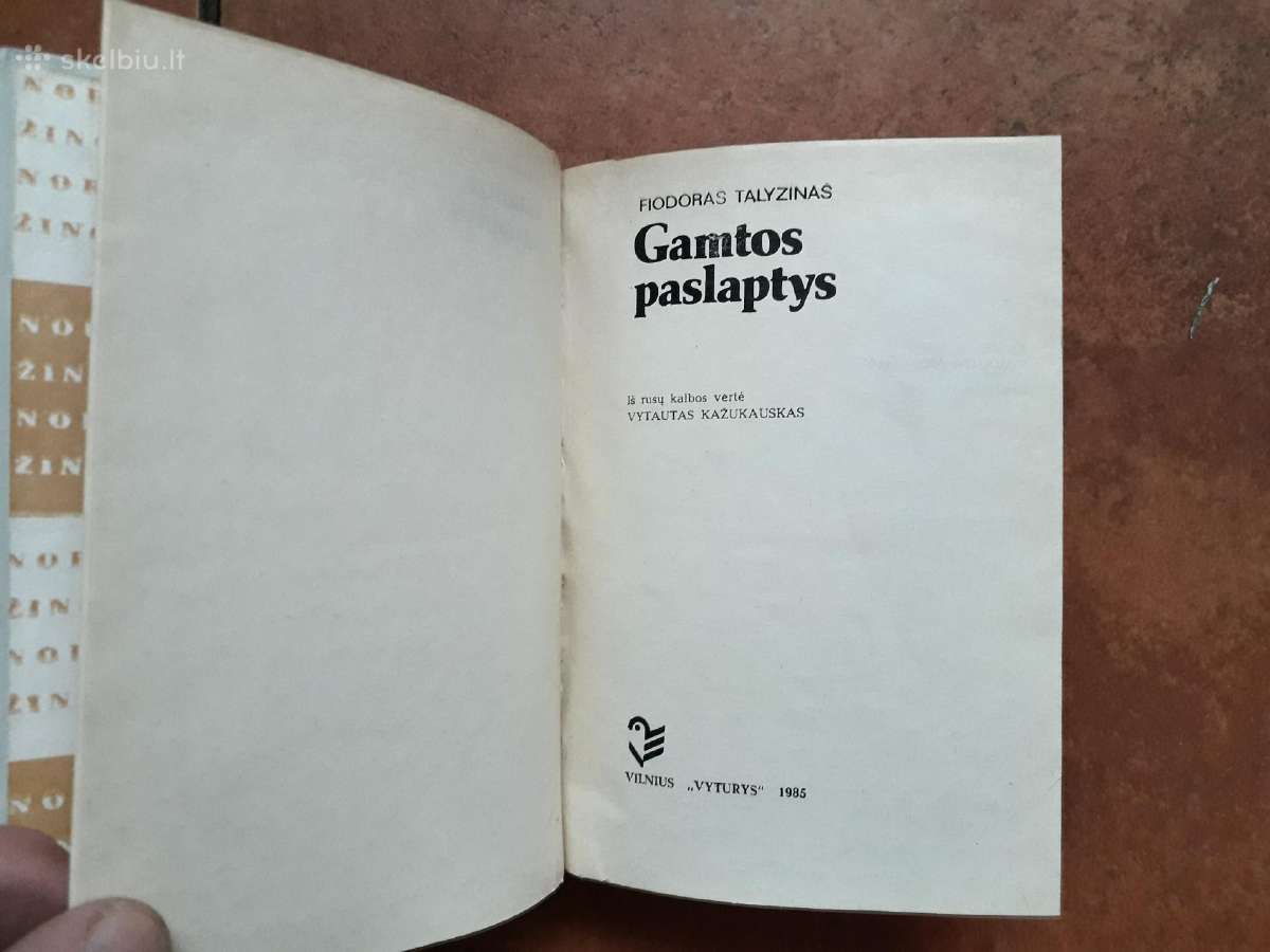 F. Talyzinas "Gamtos paslaptys" 1985 m. - nuotraukos Nr. 2