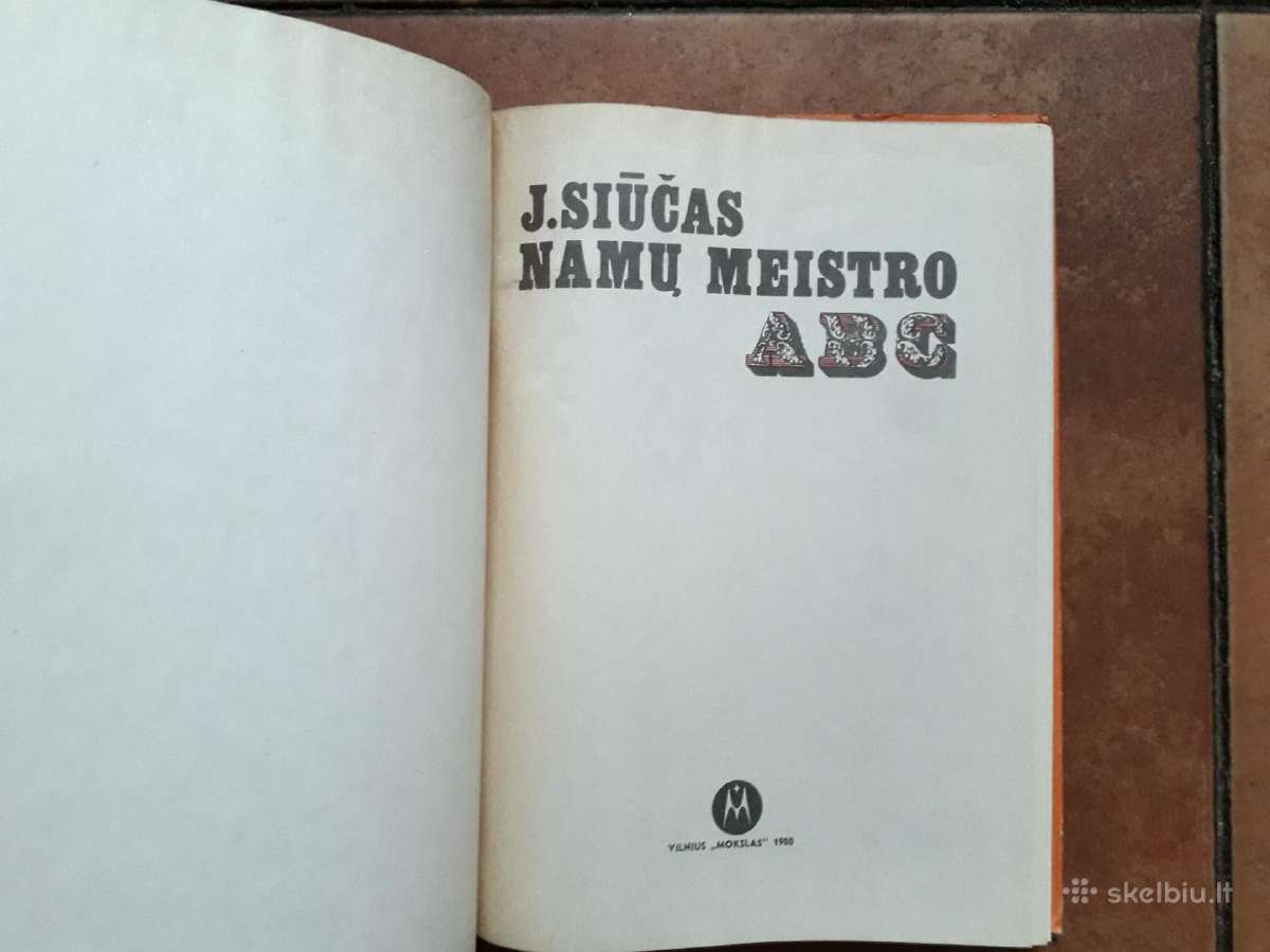 J. Siūčas "Namų meistro A B C" 1980 m. - nuotraukos Nr. 2