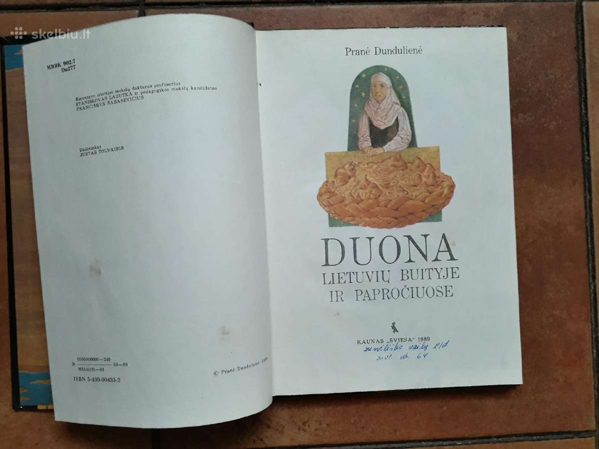 Pranė Dundulienė "Duona" 1989 metai. - nuotraukos Nr. 2