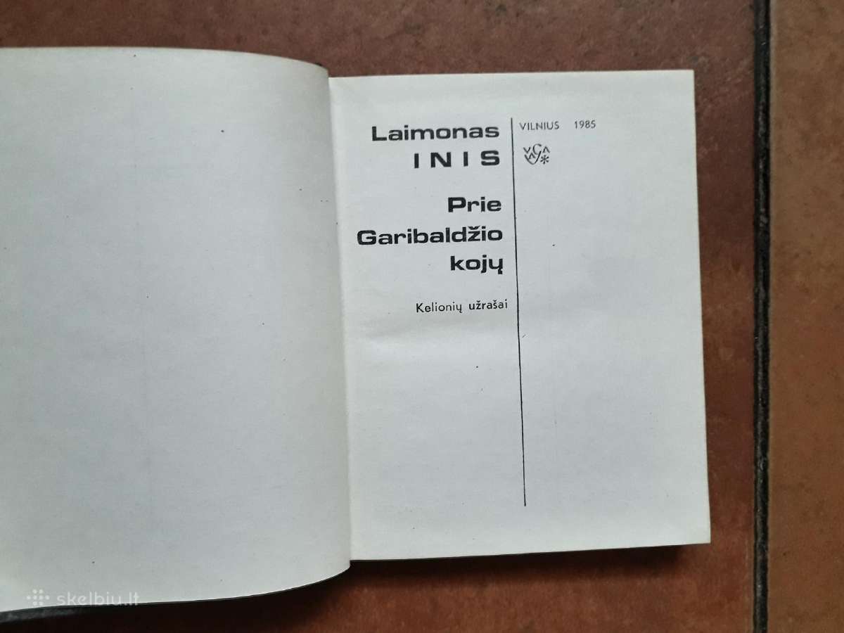 L. Inis "Prie Garibaldžio kojų"1985 m. - nuotraukos Nr. 3