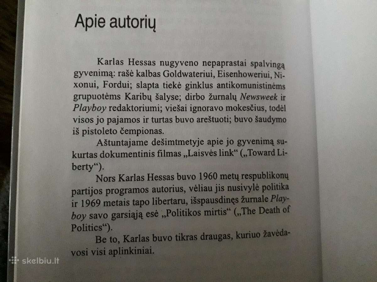 Karl Hess "Kapitalizmas vaikams" 2000 m. - nuotraukos Nr. 2
