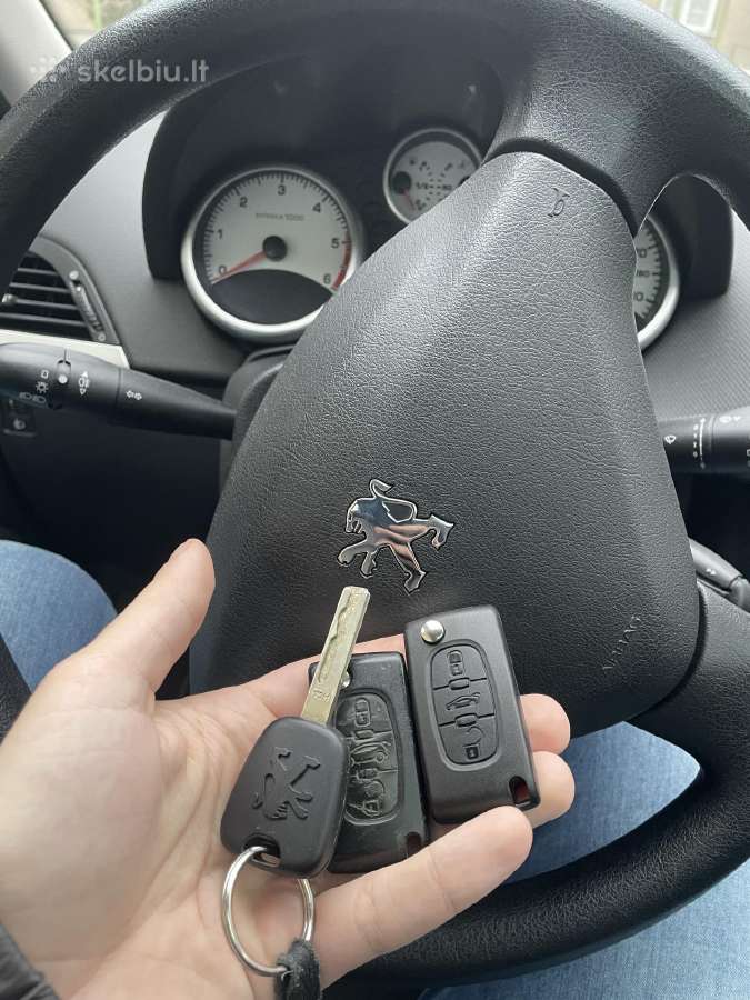 Peugeot raktų gamyba, raktų remontas, Pežo raktai - nuotraukos Nr. 3