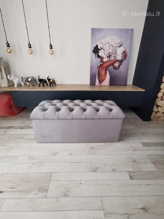Daiktadėžė pufas chester - nuotraukos Nr. 16