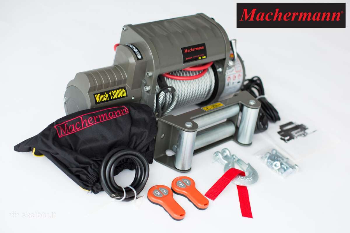 Kokybiškos tempimo gerves Machermann 12v 24v gerve - nuotraukos Nr. 4