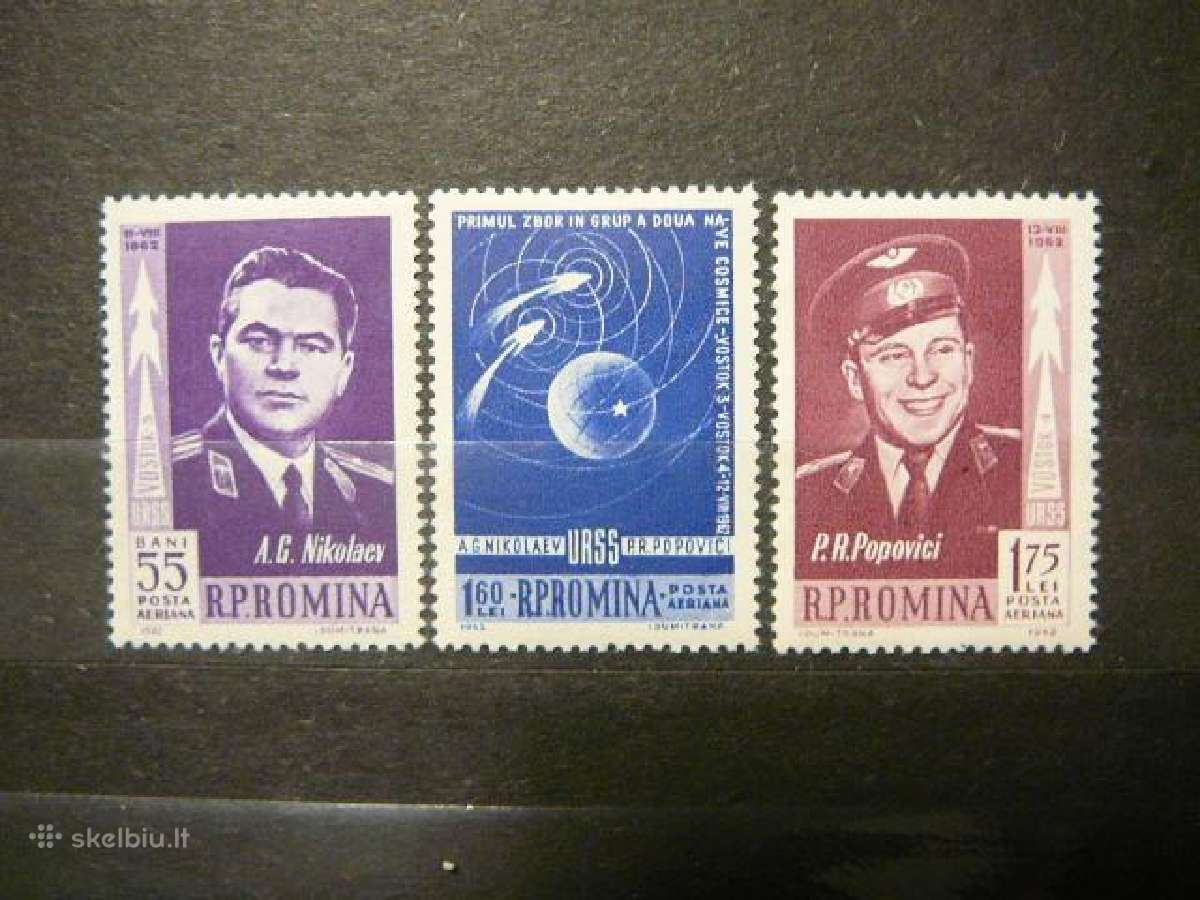 Kosmosas Rumunija 1962 Mnh alb2096