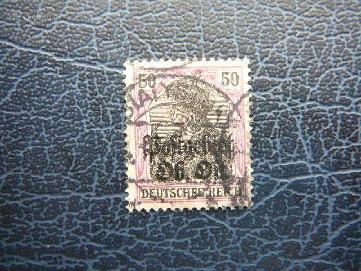 Lietuva Postgebiet Ost 1916 antsp. lpg11a
