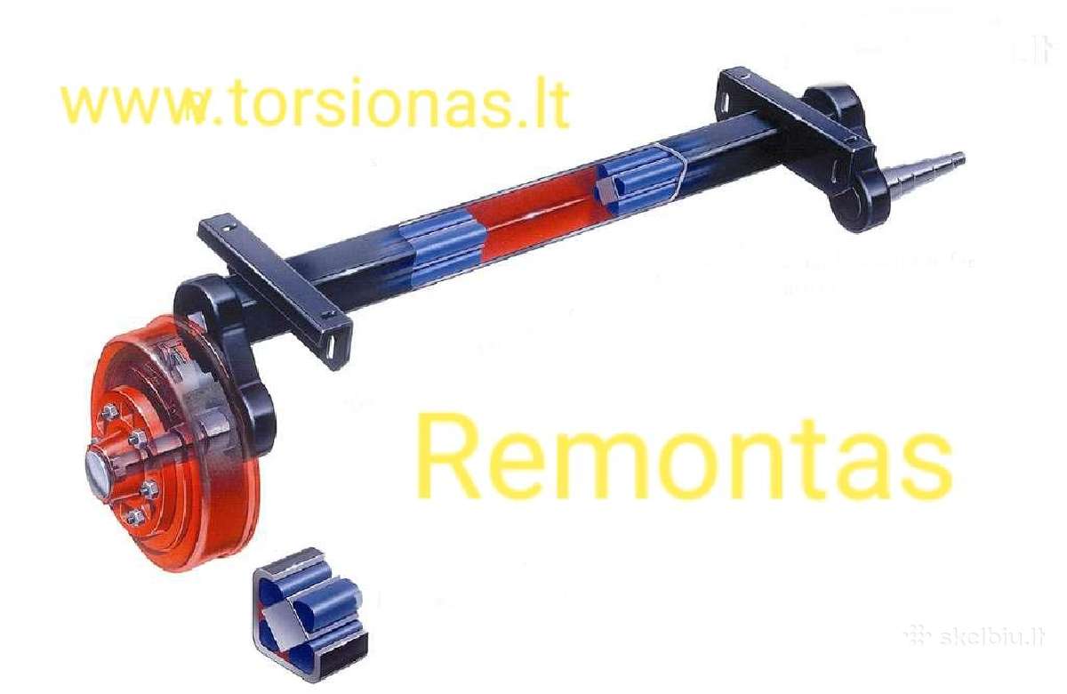 Torsioninės ašys,torsioniniai tiltai,priekabu ašys - nuotraukos Nr. 16