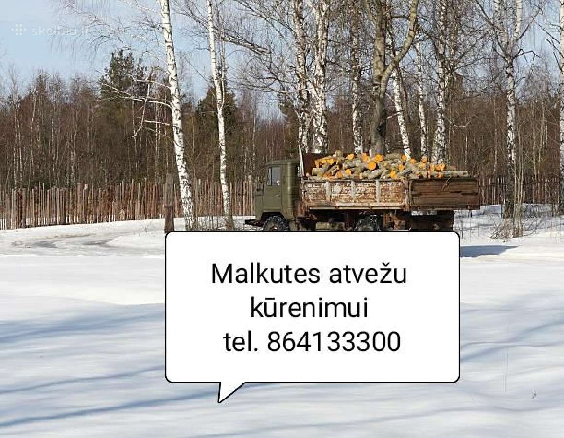 Kokybiškos malkos kaladėmis, skaldytos, rąstukais - nuotraukos Nr. 3