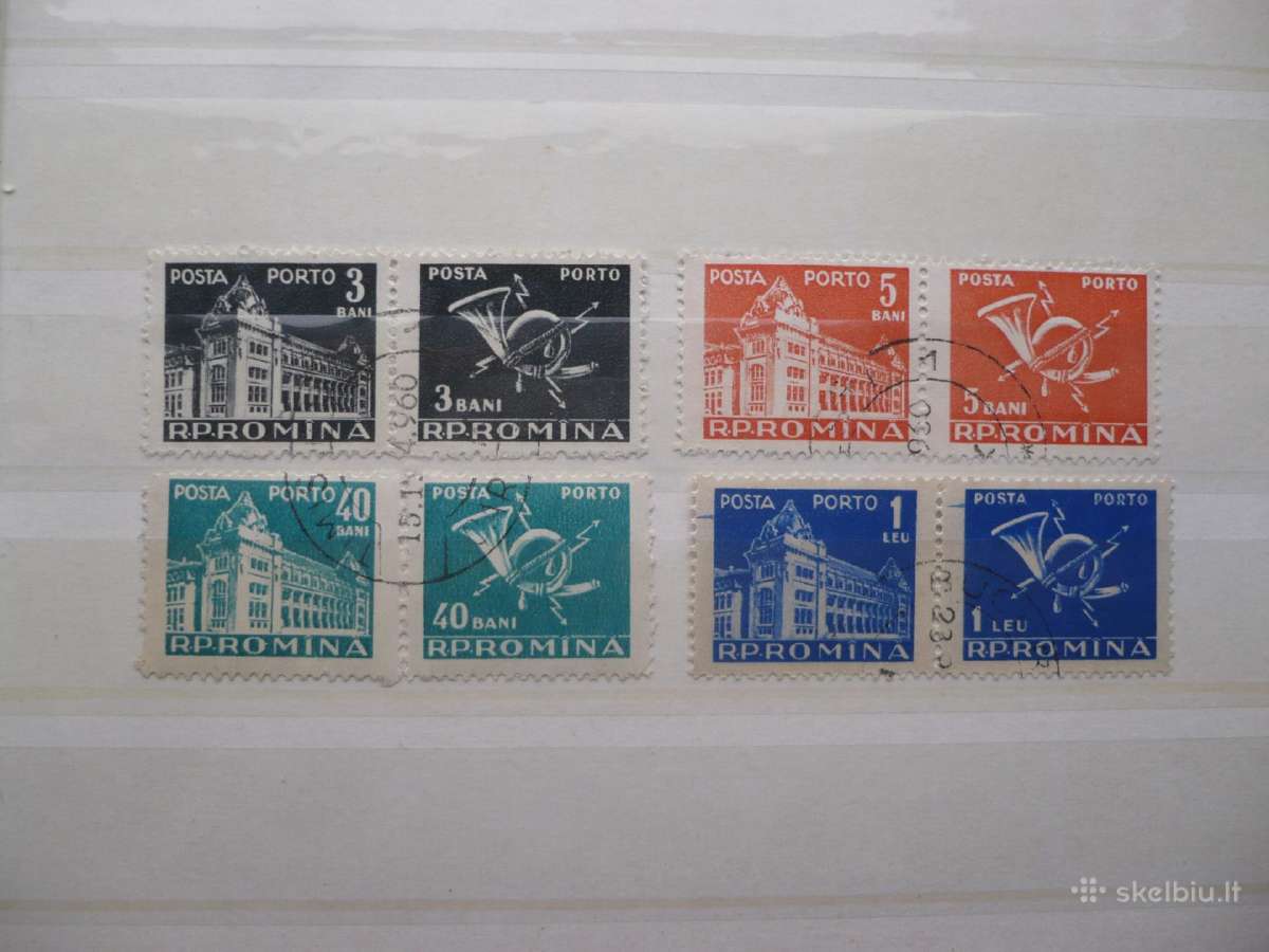 1957 Paštas ir telekomunikacijos (dvinukai )
