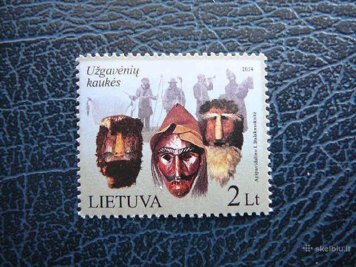 Lietuva 2014 Kaukes svarus lit1153 - nuotraukos Nr. 2