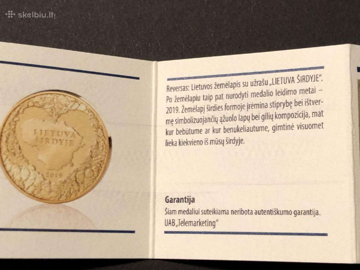 Proginė moneta Baltijos keliui 30metu. - nuotraukos Nr. 2