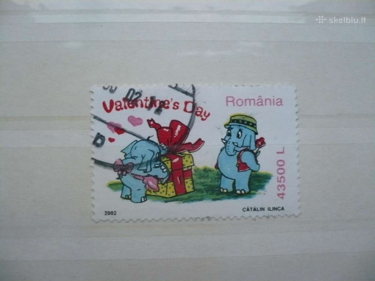 2002 m. sveikinimo pašto ženklai – Valentino diena