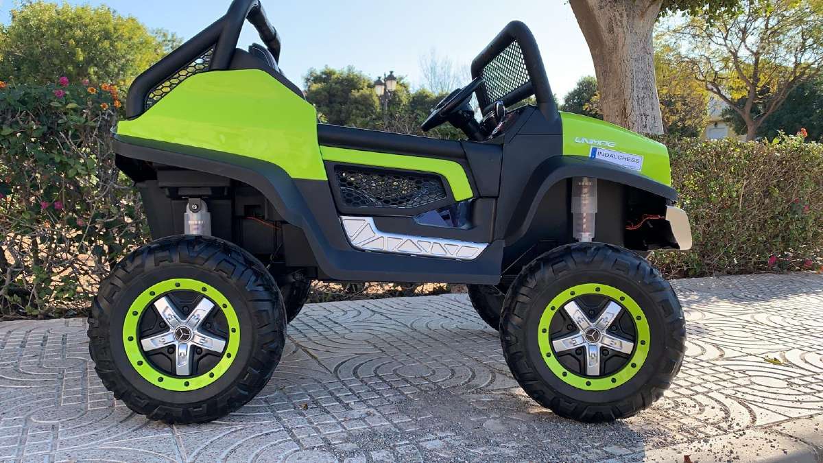 12v elektromobilis Mercedes Benz Unimog - nuotraukos Nr. 2