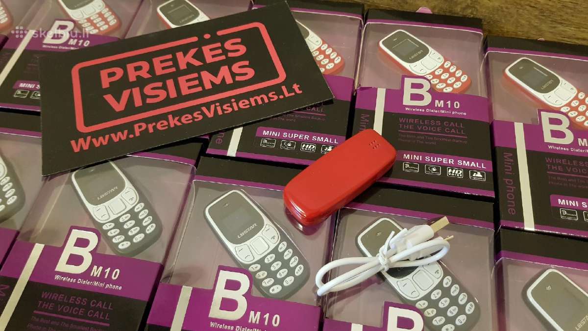 Naujas mini telefonas,telefoniukai Bm10, Bm30 - nuotraukos Nr. 7